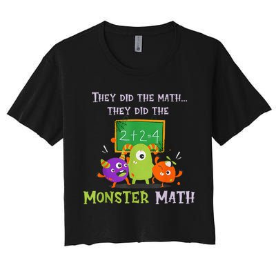 They Did The Math They Did The Monster Math Crop Top