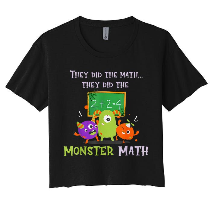 They Did The Math They Did The Monster Math Crop Top