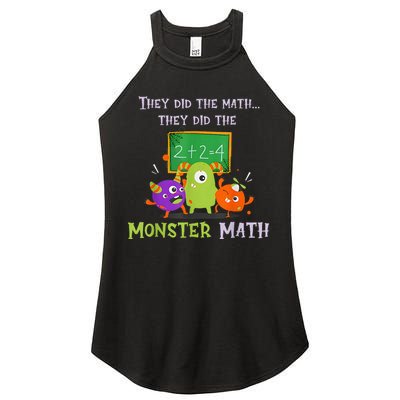 They Did The Math They Did The Monster Math Women's Perfect Tri Rocker Tank