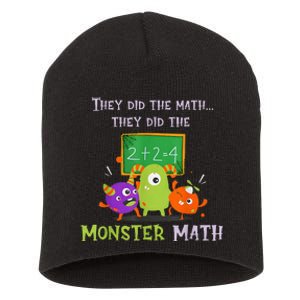 They Did The Math They Did The Monster Math Short Acrylic Beanie