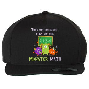 They Did The Math They Did The Monster Math Wool Snapback Cap