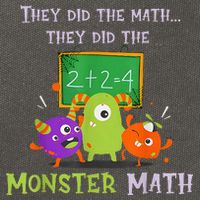 They Did The Math They Did The Monster Math Cotton Canvas Backpack