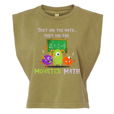 They Did The Math They Did The Monster Math Garment-Dyed Women's Muscle Tee