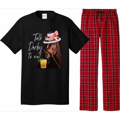 Talk Derby To Me Horse Pajama Set