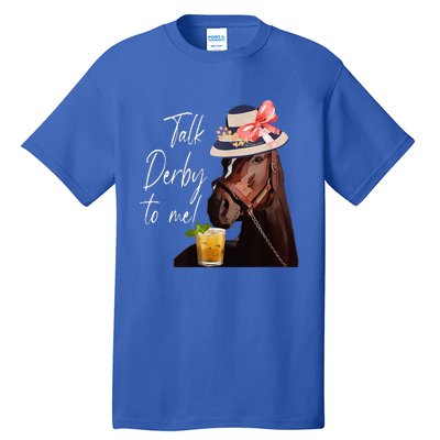 Talk Derby To Me Horse Tall T-Shirt