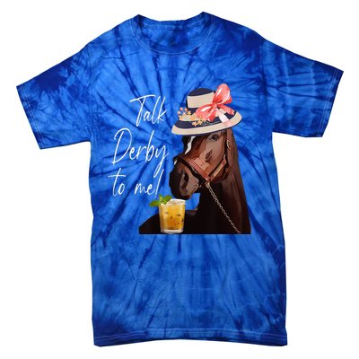 Talk Derby To Me Horse Tie-Dye T-Shirt