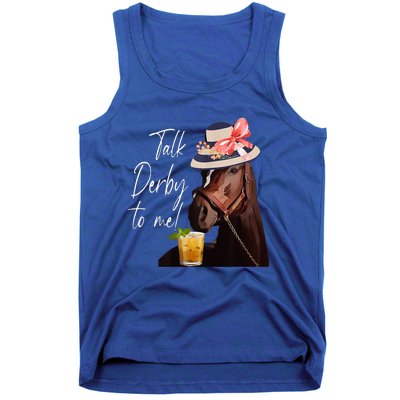 Talk Derby To Me Horse Tank Top