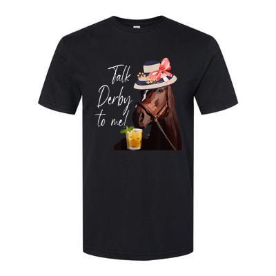 Talk Derby To Me Horse Softstyle CVC T-Shirt