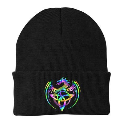 Tie Dye Tribal Celtic Knot Fantasy Dragon Beanie