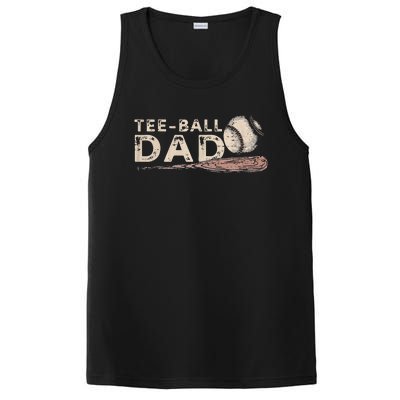 Tball Dad TBall Dad Tee Ball Daddy Sport Fathers Day PosiCharge Competitor Tank