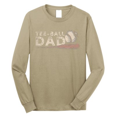 Tball Dad TBall Dad Tee Ball Daddy Sport Fathers Day Long Sleeve Shirt