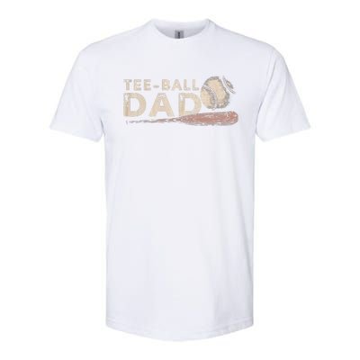 Tball Dad TBall Dad Tee Ball Daddy Sport Fathers Day Softstyle® CVC T-Shirt