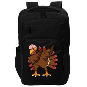 Turkey Dab Thanksgiving Funny Impact Tech Backpack