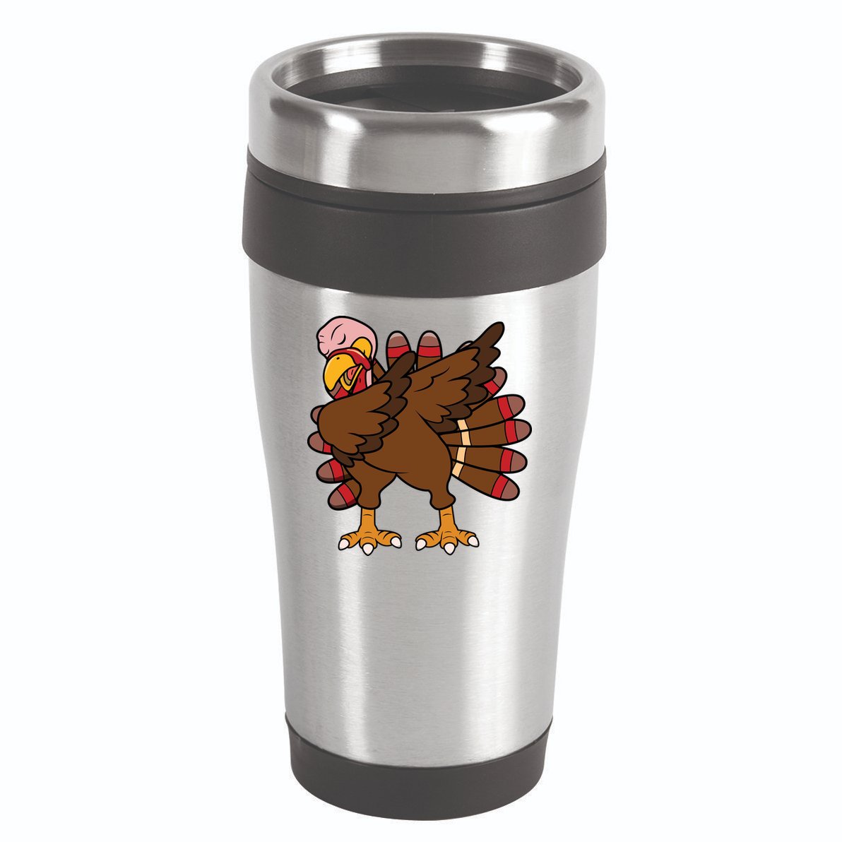 Turkey Dab Thanksgiving Funny 16oz Travel Tumbler
