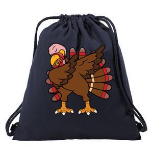 Turkey Dab Thanksgiving Funny Drawstring Bag