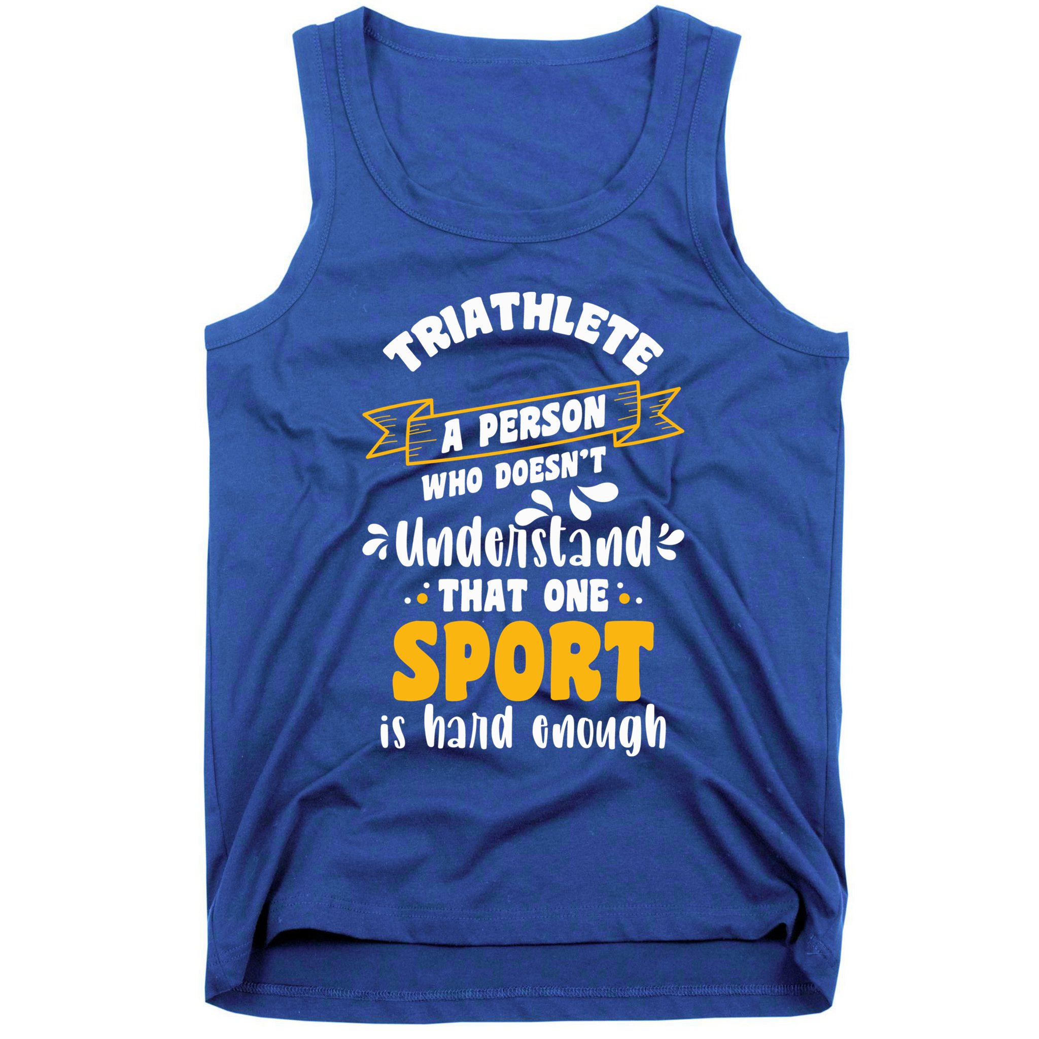 Triathlete Definition Triathlon Dads Triathletes Triathlon Gift Tank Top