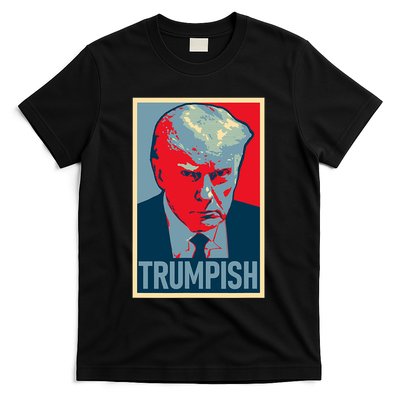 TRUMPISH DONALD TRUMP MUG SHOT Obama Hope Meme Parody T-Shirt