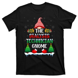 The Dialysis Technician Gnome Kidney Nurse Christmas T-Shirt