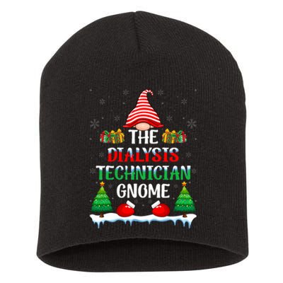 The Dialysis Technician Gnome Kidney Nurse Christmas Short Acrylic Beanie