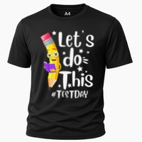 Test Day Teacher Lets do This Test day State Testing Teacher Cooling Performance Crew T-Shirt