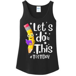 Test Day Teacher Lets do This Test day State Testing Teacher Ladies Essential Tank