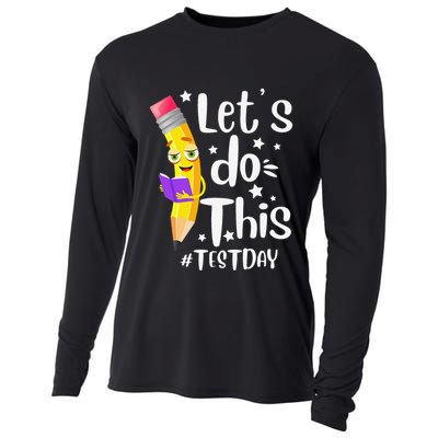 Test Day Teacher Lets do This Test day State Testing Teacher Cooling Performance Long Sleeve Crew