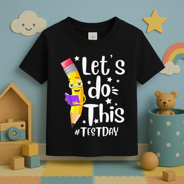 Test Day Teacher Lets do This Test day State Testing Teacher Toddler T-Shirt