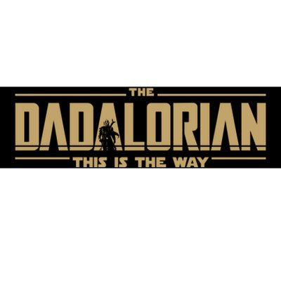 The Dadalorian This Is The Way Vintage Bumper Sticker