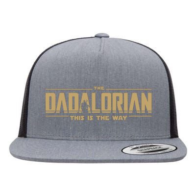 The Dadalorian This Is The Way Vintage Flat Bill Trucker Hat