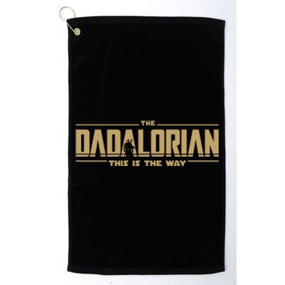 The Dadalorian This Is The Way Vintage Platinum Collection Golf Towel