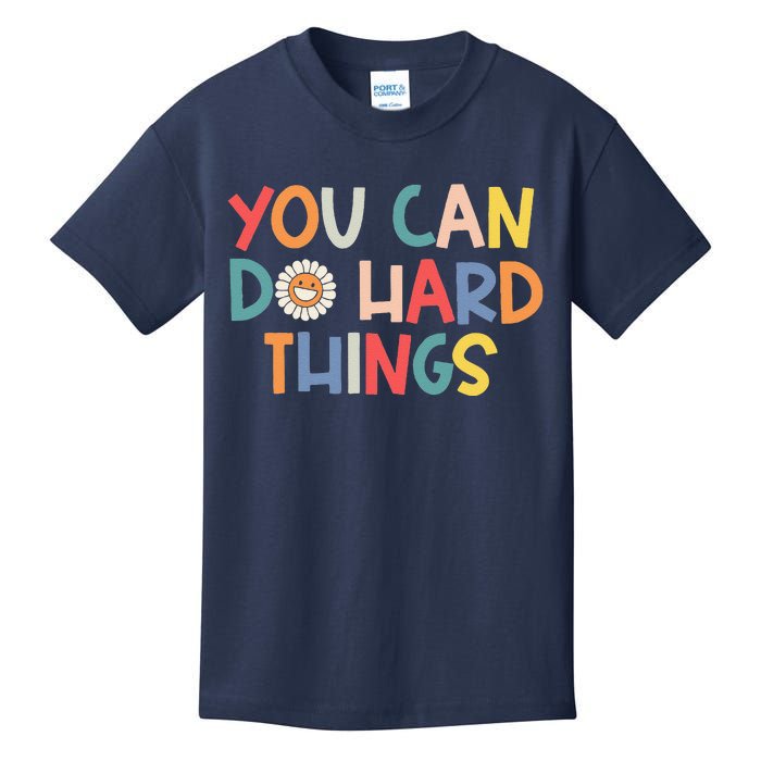 Test Day Teacher You Can Do Hard Things Kids T-Shirt