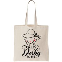 Talk Derby To Me Funny Derby Party Horse Racing Fans  Bag