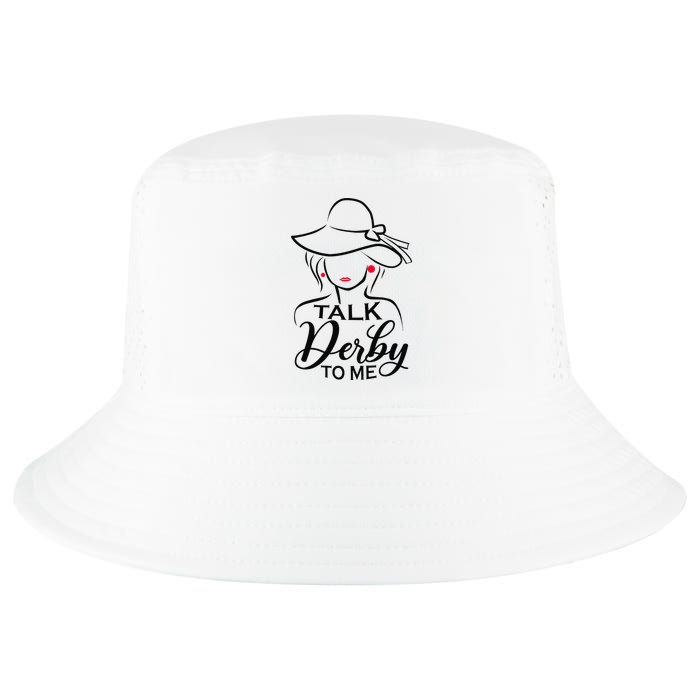 Talk Derby To Me Funny Derby Party Horse Racing Fans  Cool Comfort Performance Bucket Hat