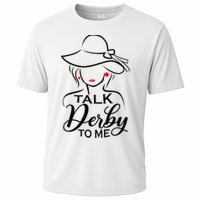 Talk Derby To Me Funny Derby Party Horse Racing Fans  Cooling Performance Crew T-Shirt