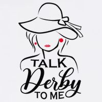 Talk Derby To Me Funny Derby Party Horse Racing Fans  Flat Bill Trucker Hat