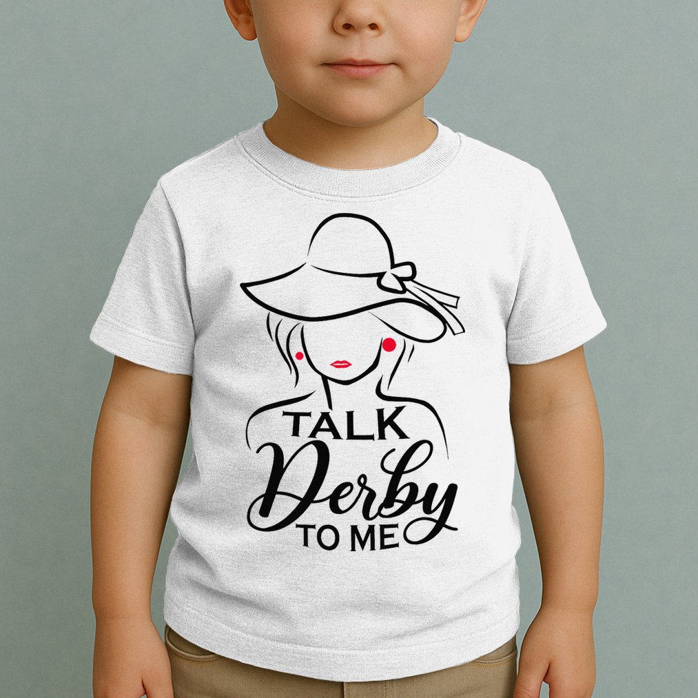 Talk Derby To Me Funny Derby Party Horse Racing Fans  Toddler T-Shirt