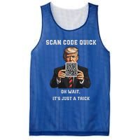 Trump Dancing Troll Qr Joke Mesh Reversible Basketball Jersey Tank