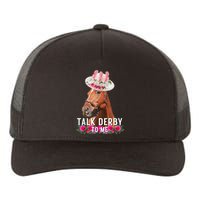 Talk Derby To Me Horse Racing Funny Derby Day Yupoong Adult 5-Panel Trucker Hat