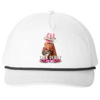 Talk Derby To Me Horse Racing Funny Derby Day Snapback Five-Panel Rope Hat