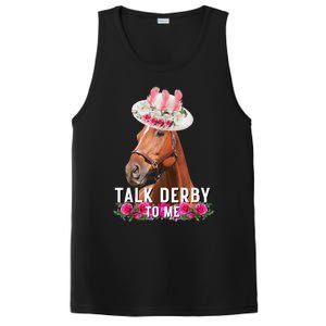 Talk Derby To Me Horse Racing Funny Derby Day PosiCharge Competitor Tank