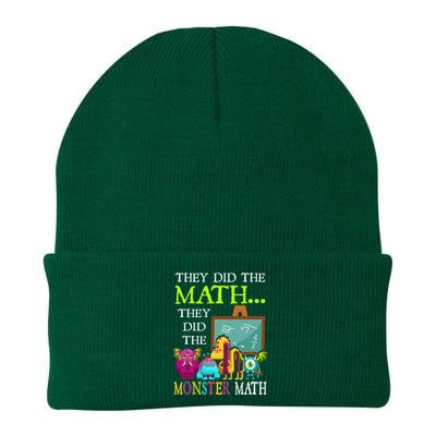 They Did The Math They Did The Monster Math Knit Cap Winter Beanie