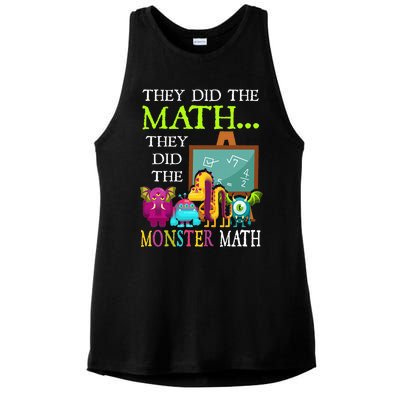 They Did The Math They Did The Monster Math Ladies PosiCharge Tri-Blend Wicking Tank