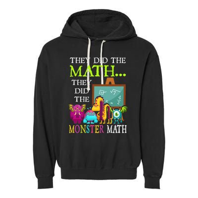 They Did The Math They Did The Monster Math Garment-Dyed Fleece Hoodie