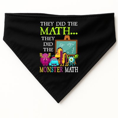 They Did The Math They Did The Monster Math USA-Made Doggie Bandana