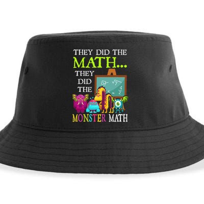 They Did The Math They Did The Monster Math Sustainable Bucket Hat