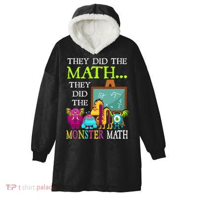 They Did The Math They Did The Monster Math Hooded Wearable Blanket