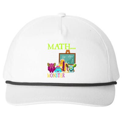 They Did The Math They Did The Monster Math Snapback Five-Panel Rope Hat