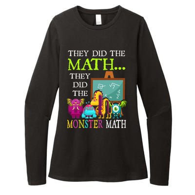 They Did The Math They Did The Monster Math Womens CVC Long Sleeve Shirt