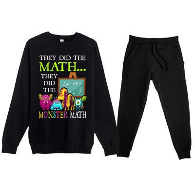 They Did The Math They Did The Monster Math Premium Crewneck Sweatsuit Set