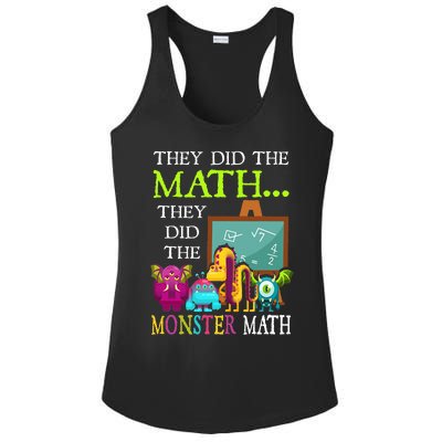 They Did The Math They Did The Monster Math Ladies PosiCharge Competitor Racerback Tank